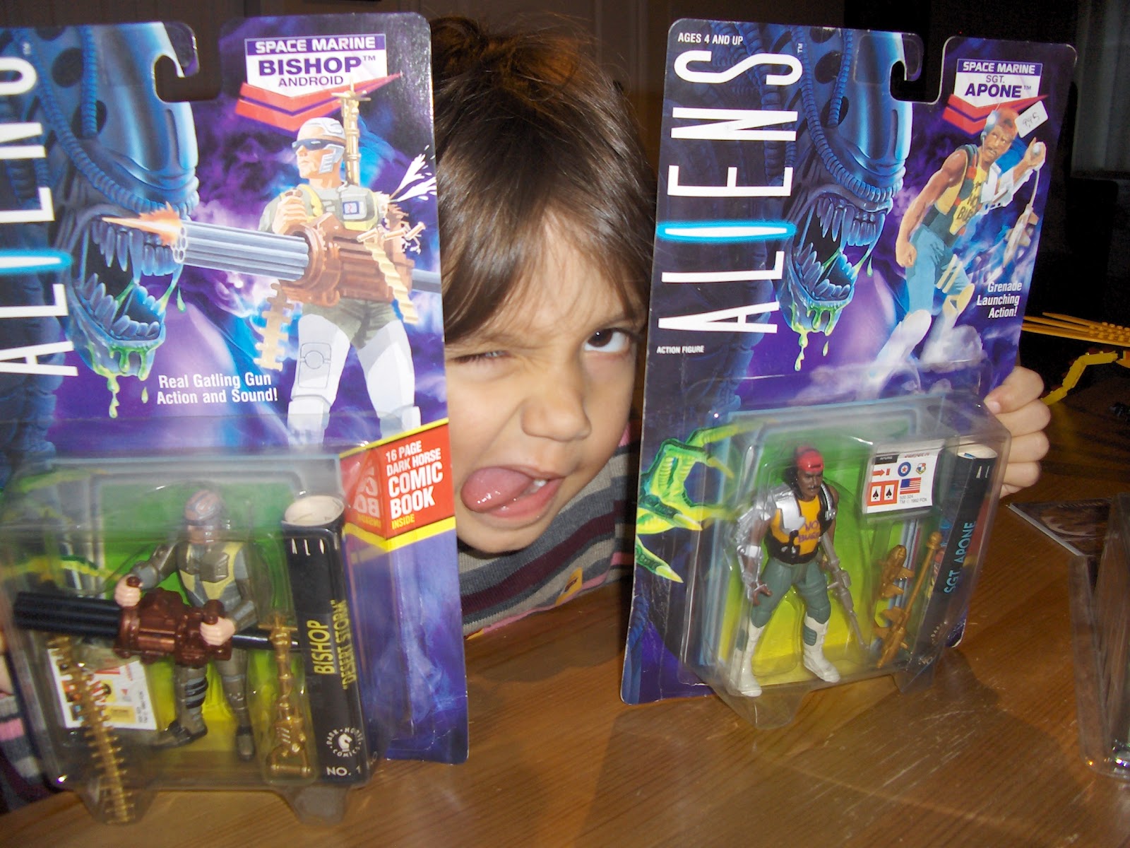 Fully Jointed Play Figures Kenner Aliens