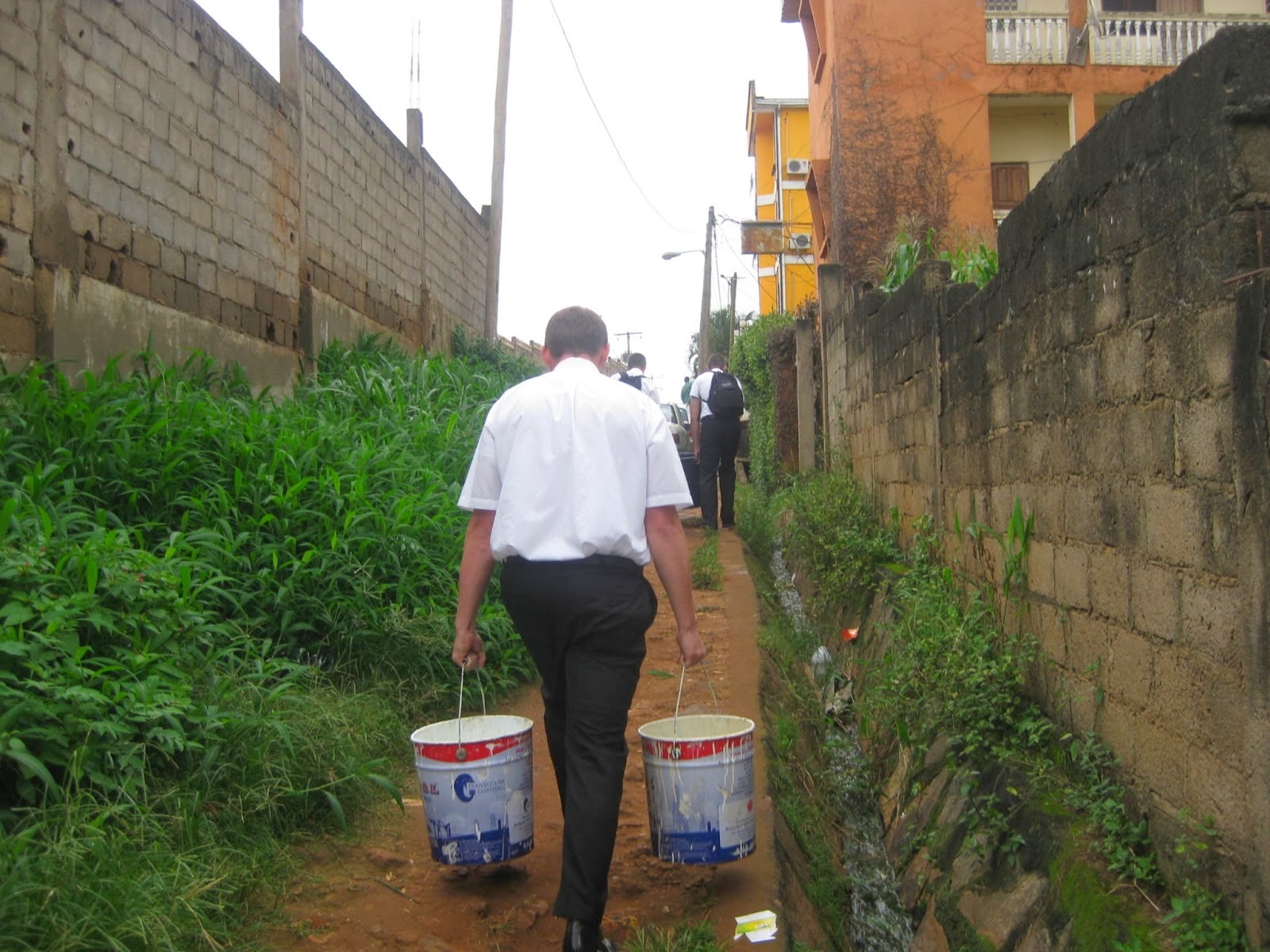 Carrying Water for Baptism