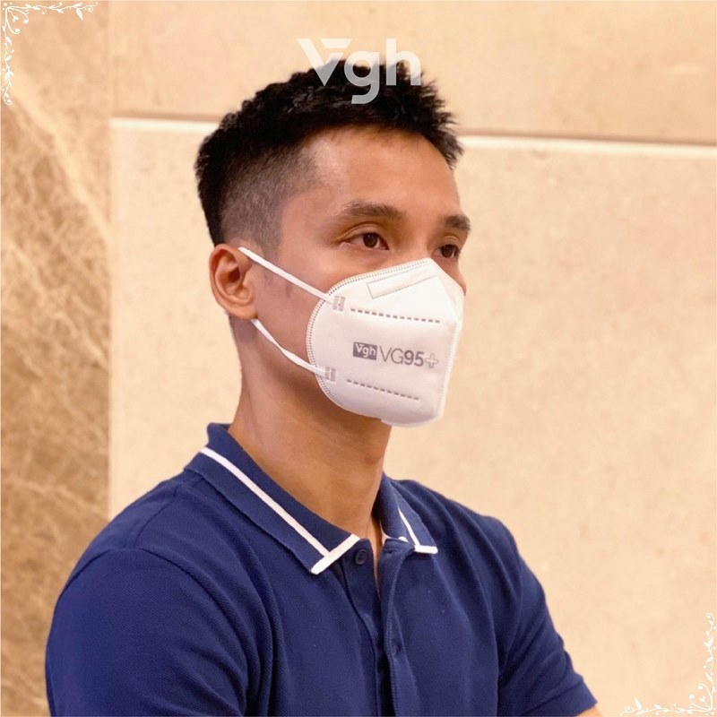 VG Healthcare Khẩu trang VG95+ 2 lớp màu trắng 21 71