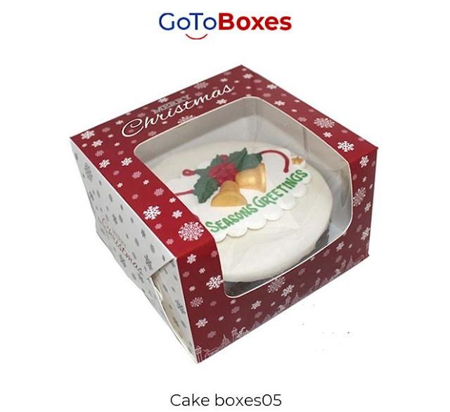 Customize durable and appealing Wholesale Cake Boxes in any style, shape, and layout. Get free shipping of your Cake Boxes and also many other amazing reasonable deals.
