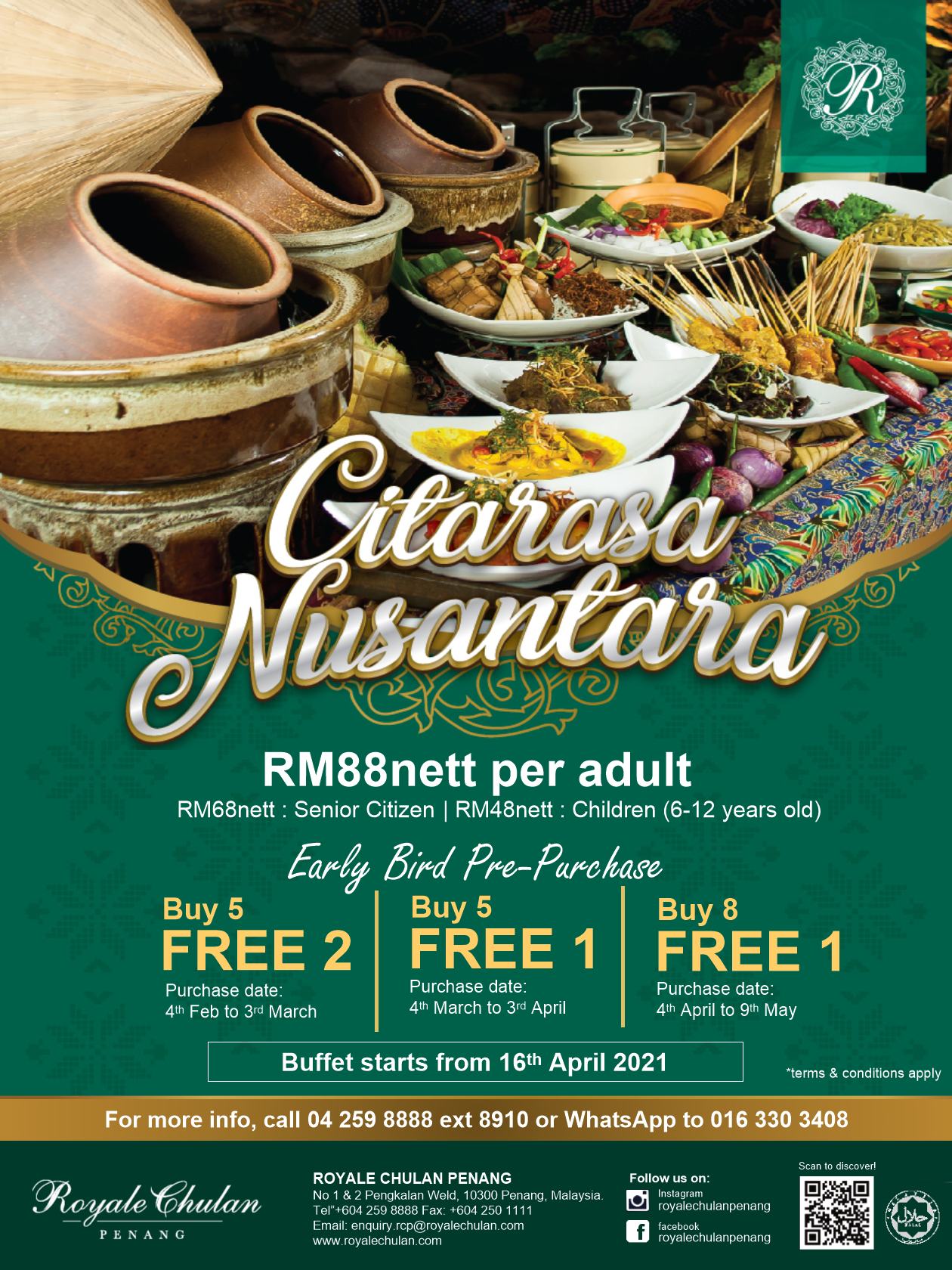Citarasa Nusantara Ramadan Buffet At Royale Chulan Penang