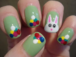 easter nail pretty nails bunny amazing whimsical fab swatches spring pasqua nailpolish miss lush glam unas 10elol