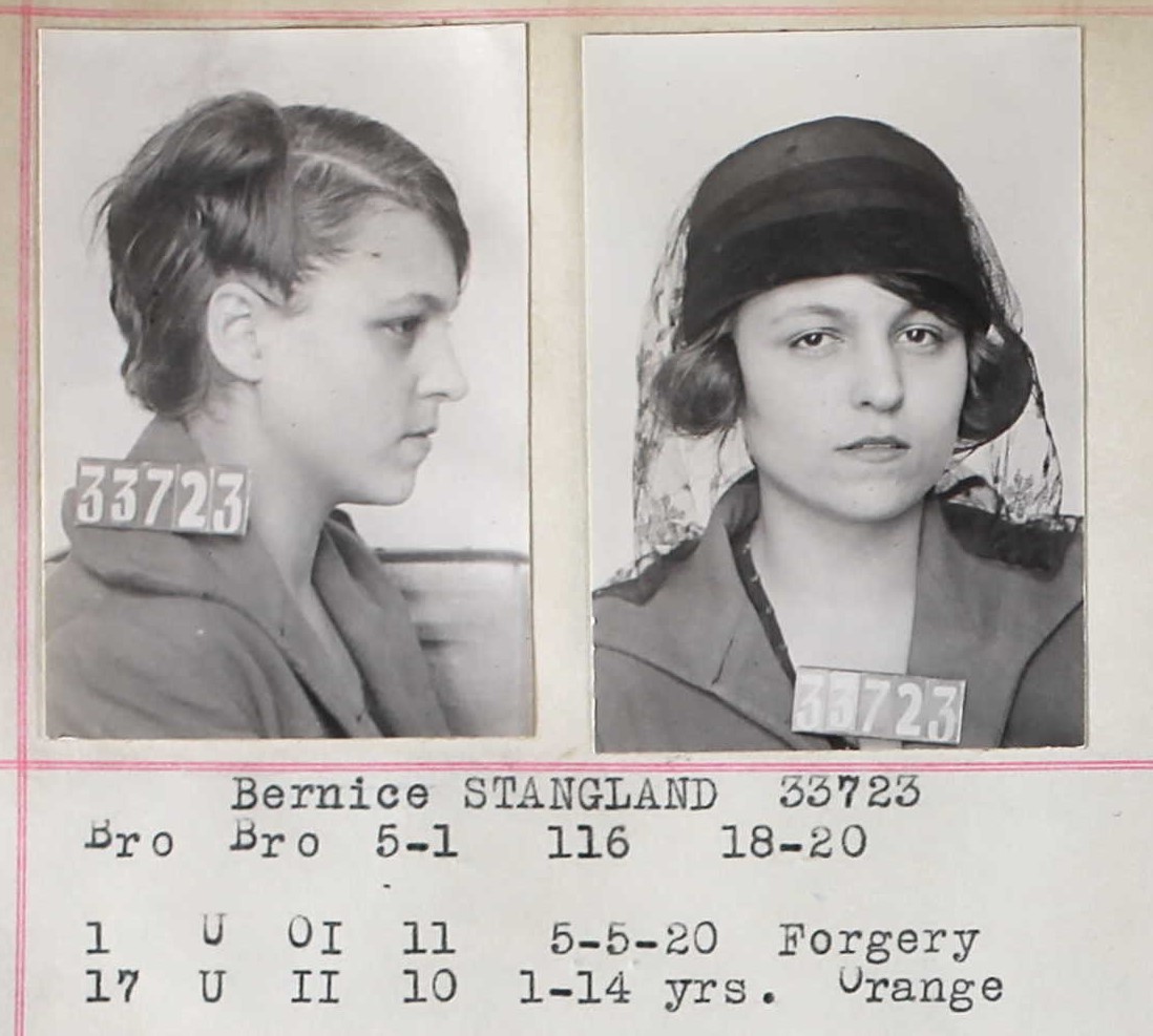 Mrs Bernice E Stangland Jail & Prison at Age 17