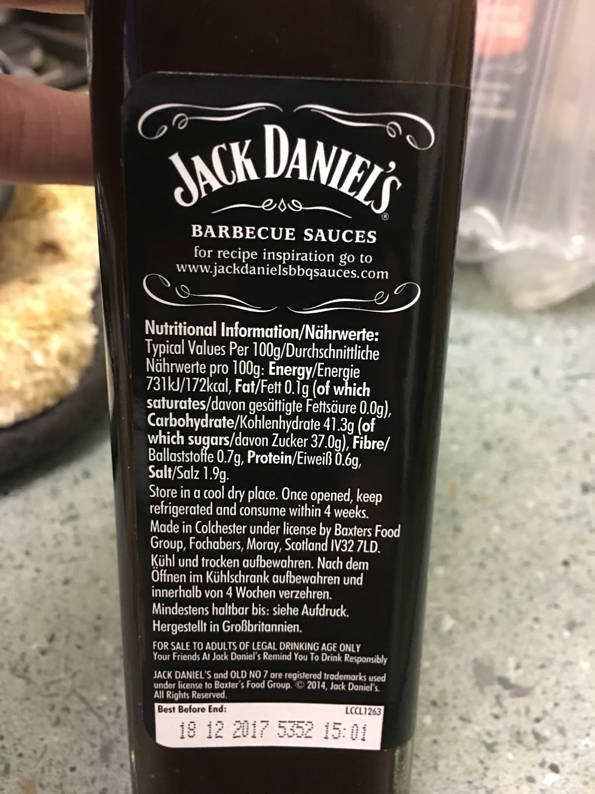 FOODSTUFF FINDS Jack Daniels BBQ sauce by NLi10