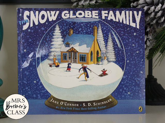 The Snow Globe Family book study activities unit with Common Core aligned literacy companion activities and a craftivity for winter in Kindergarten and First Grade
