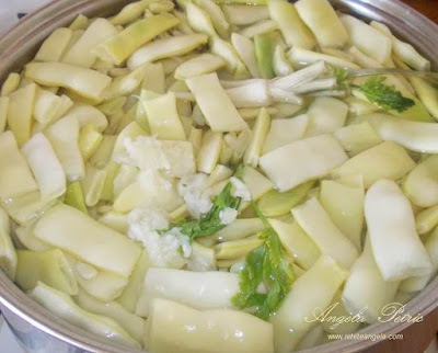 Preparare supa de fasole verde-etapa 3