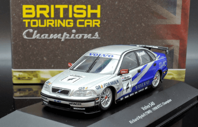 atlas btcc collection, british touring cars champions collection, volvo s40 1:43 rickard rydell