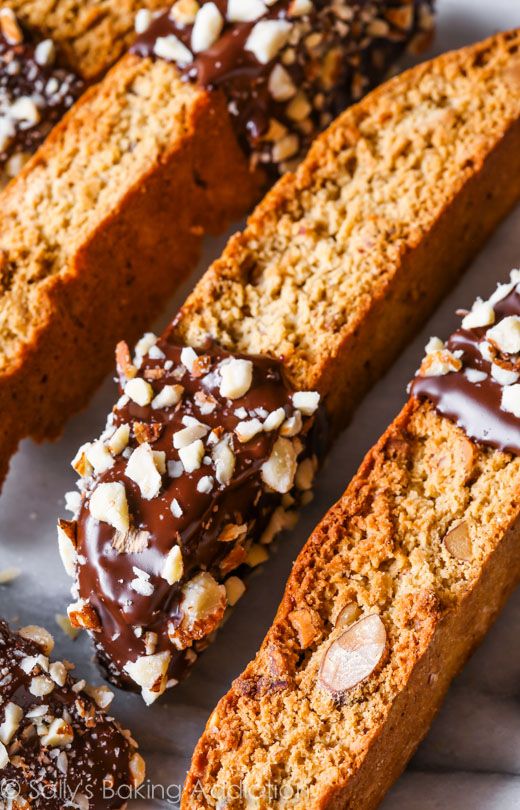 ChocolateDipped Almond Biscotti Meal Prep Recipes For Busy People