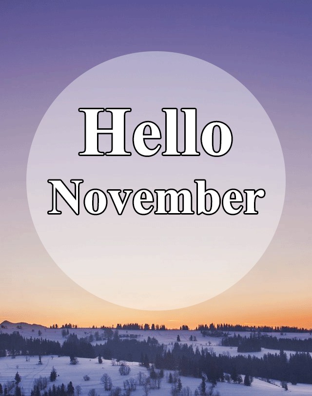 Trọn Bộ Hình Ảnh Chào Tháng 11 Đẹp Nhất, Hello November 2020