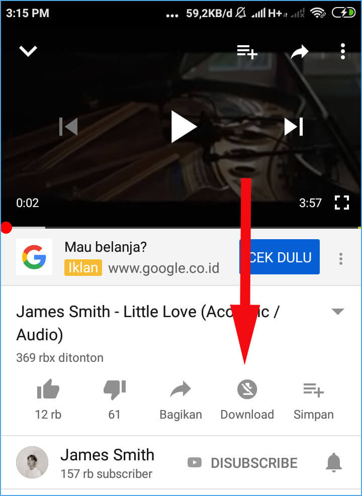 Cara download video dari youtube ke hp