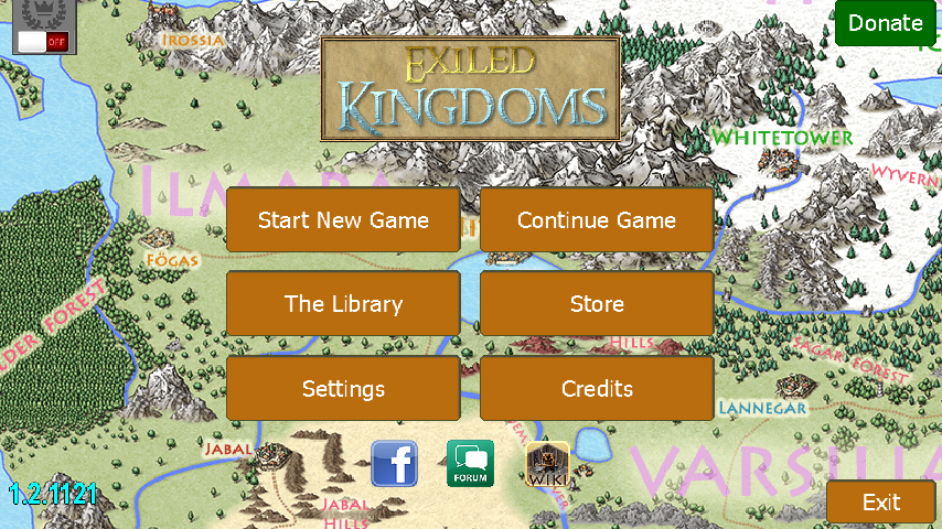 Exiled Kingdoms RPG na App Store