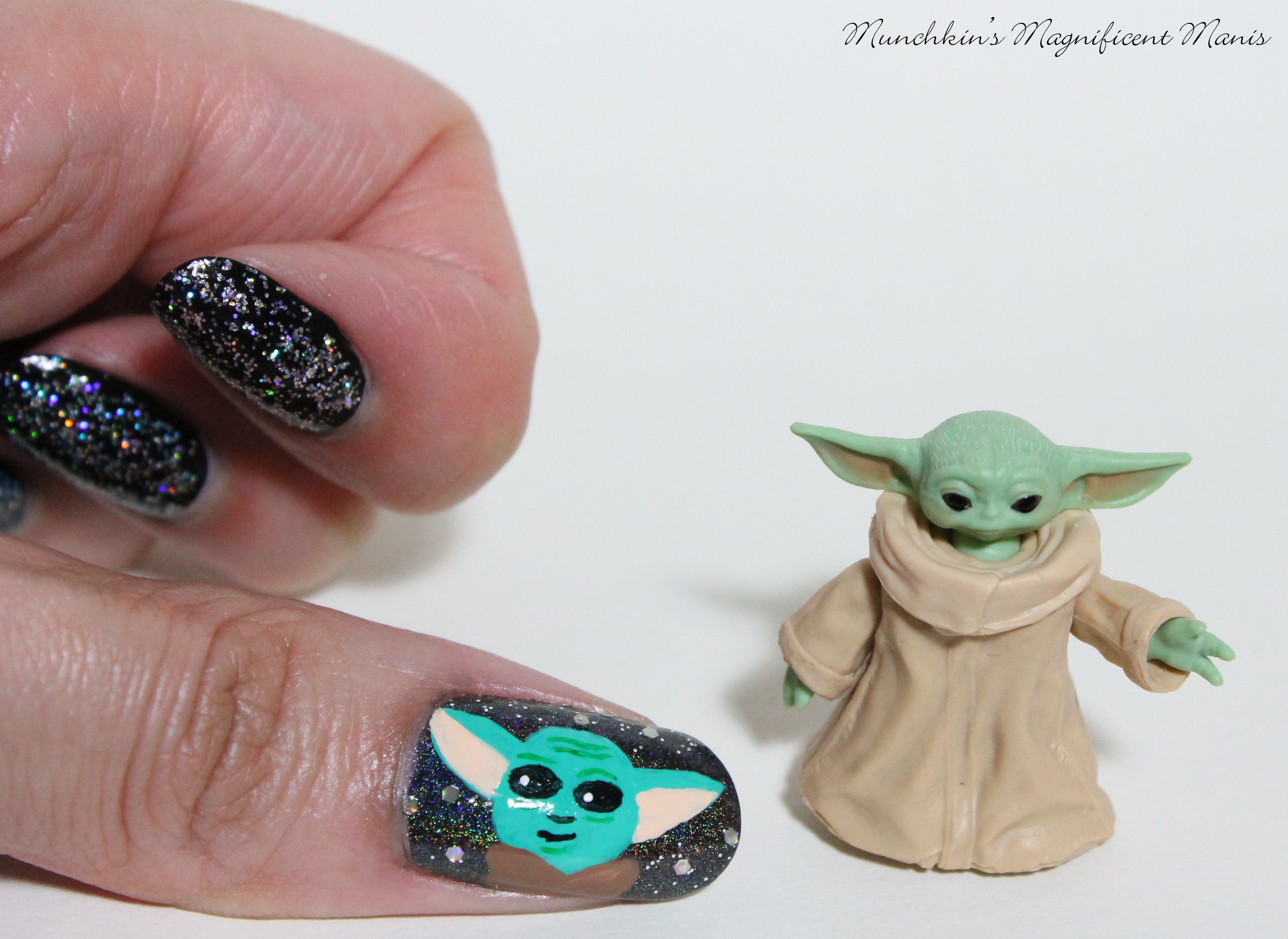 Munchkin’s Magnificent Manis Baby Yoda The Child Nail Design