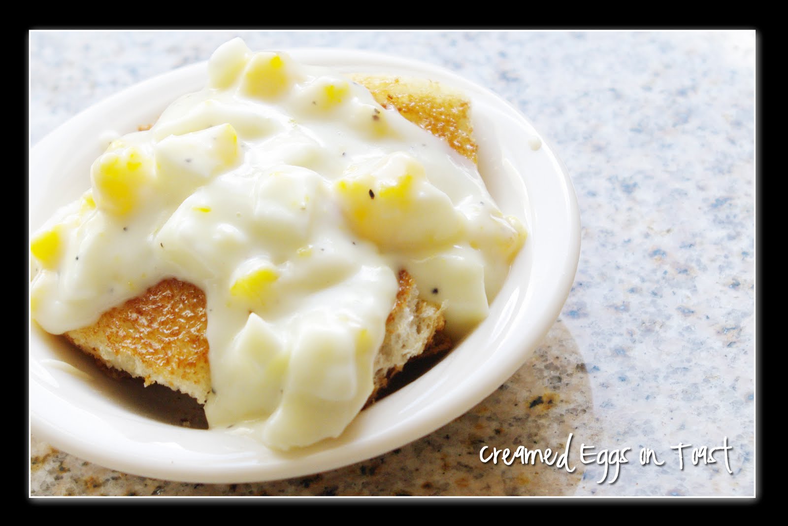 Nan's Recipe Spot: Creamed Eggs on Toast