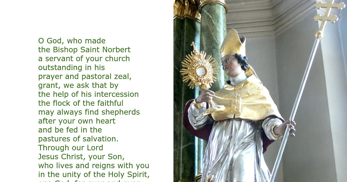 Daily Homilies Memorial of Saint Norbert
