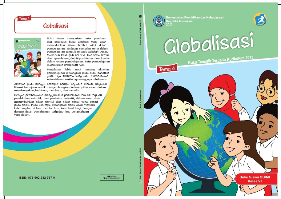 Download Buku Tematik Kelas 6 Tema 4 (Globalisasi 