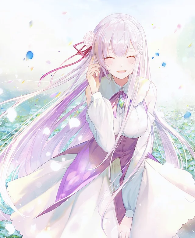 Emilia Re:Zero Anime Wallpaper HD