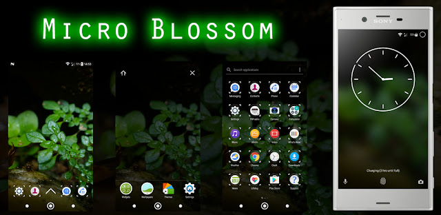  
Micro Blossom Theme for Xperia™