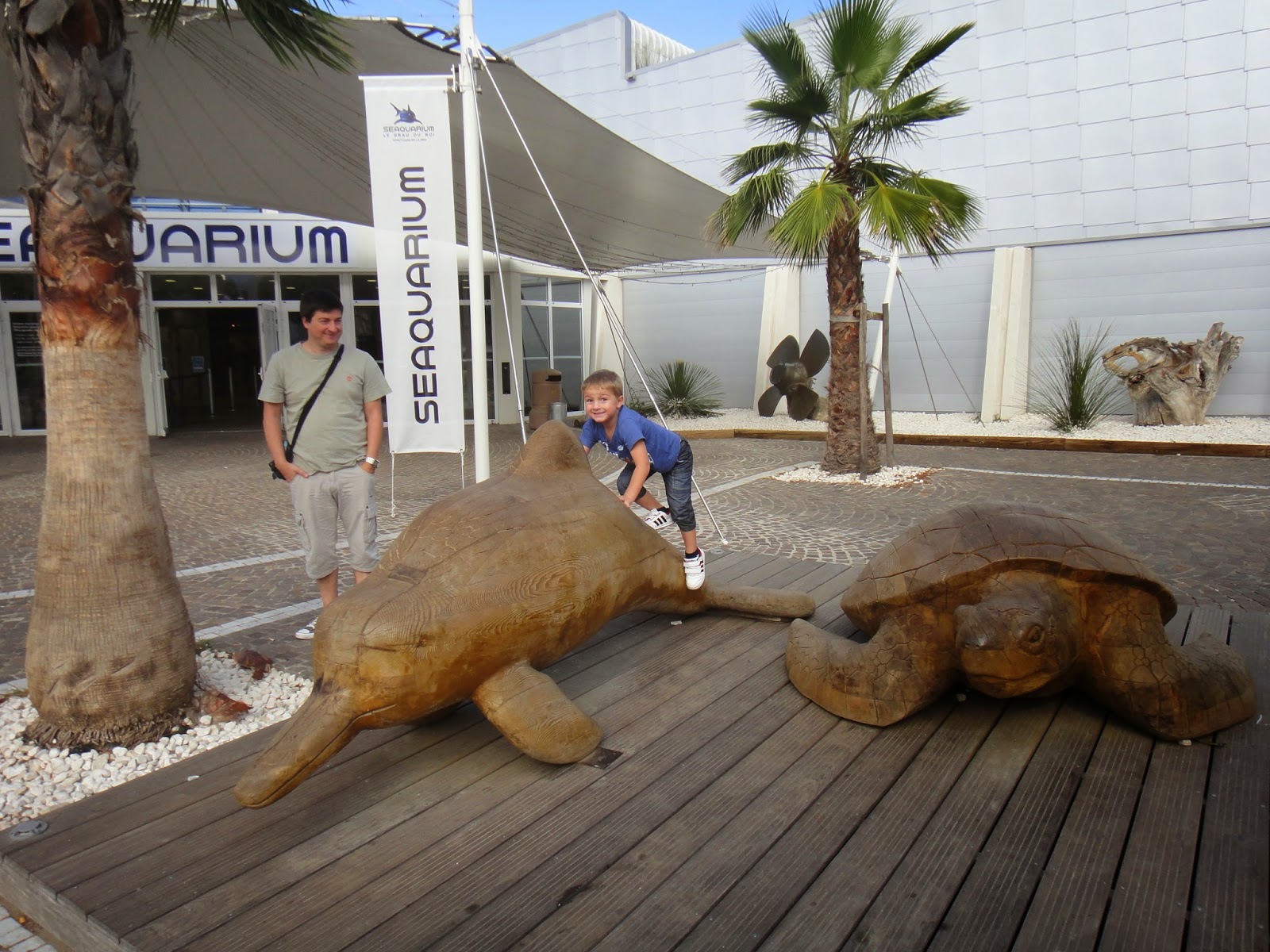 Théo Visite du Seaquarium du Grau du Roi 23/08/2014