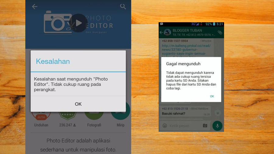 Cara Mengatasi Tidak Cukup Ruang Pada Perangkat Android Cara Mengatasi Tidak Cukup Ruang Pada Perangkat Android
