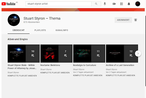 Stuart Styron -Thema