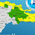 COE: 11 provincias en alerta amarilla y 8 en verde
