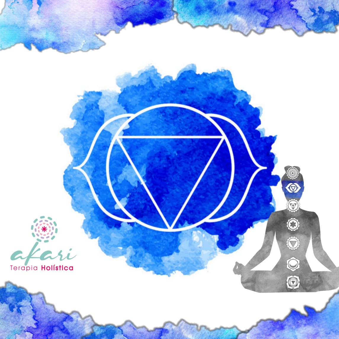 Akari terapias holisticas Sexto chakra, chakra del tercer ojo, Ajna