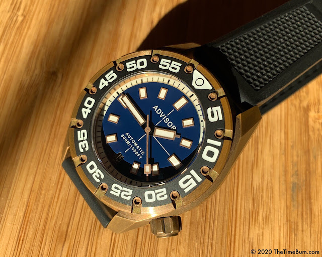 Advisor SUPA Diver bronze blue