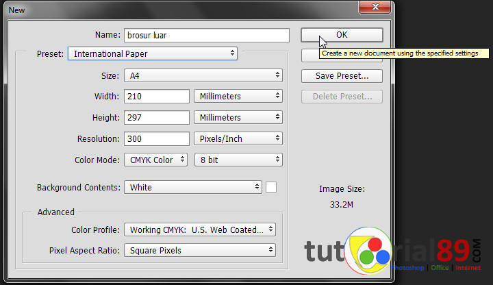 Cara Gampang Menciptakan Brosur Lipat 3 Dengan Photoshop Pendowo