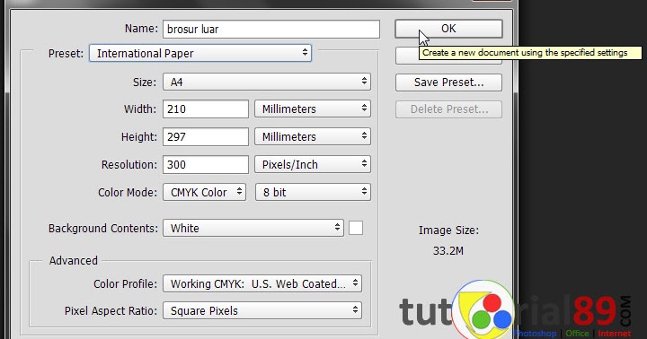 Ukuran Membuat Brosur Di Soalan bg