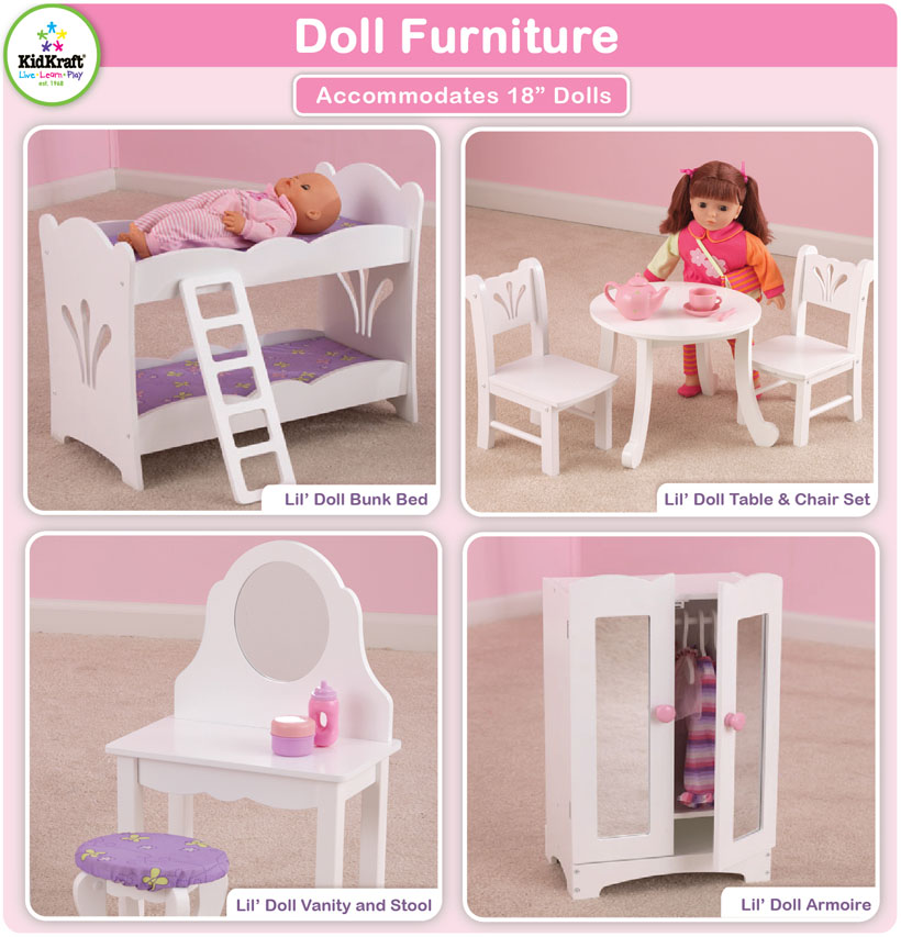 Kidkraft Toys Furniture New Doll Kidkraft Toys Furniture New Doll, Kidkraft Doll Armoire