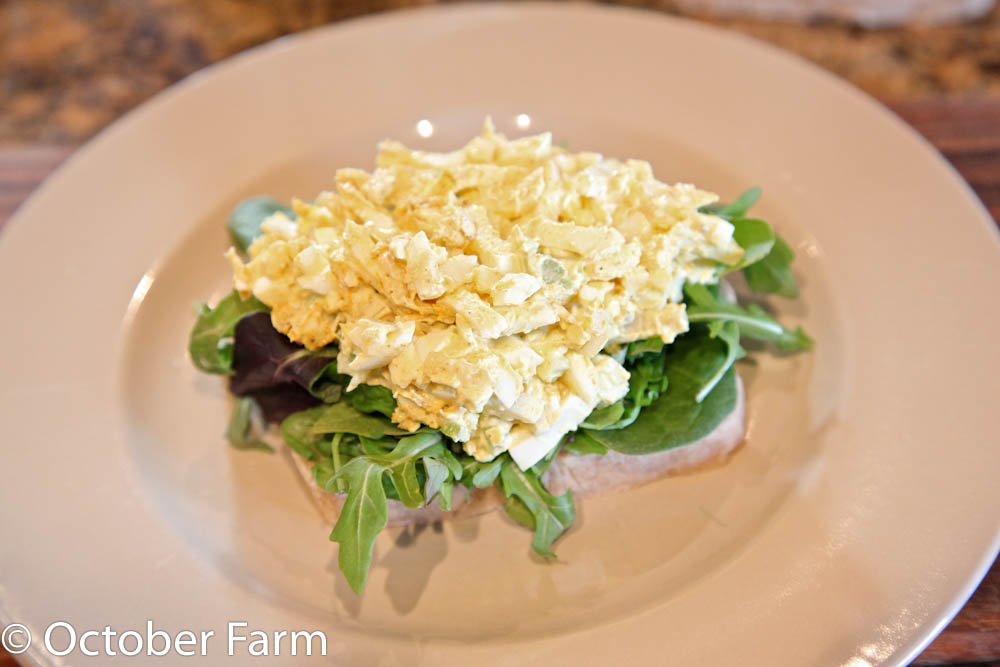 Curried Egg Salad Sandwich