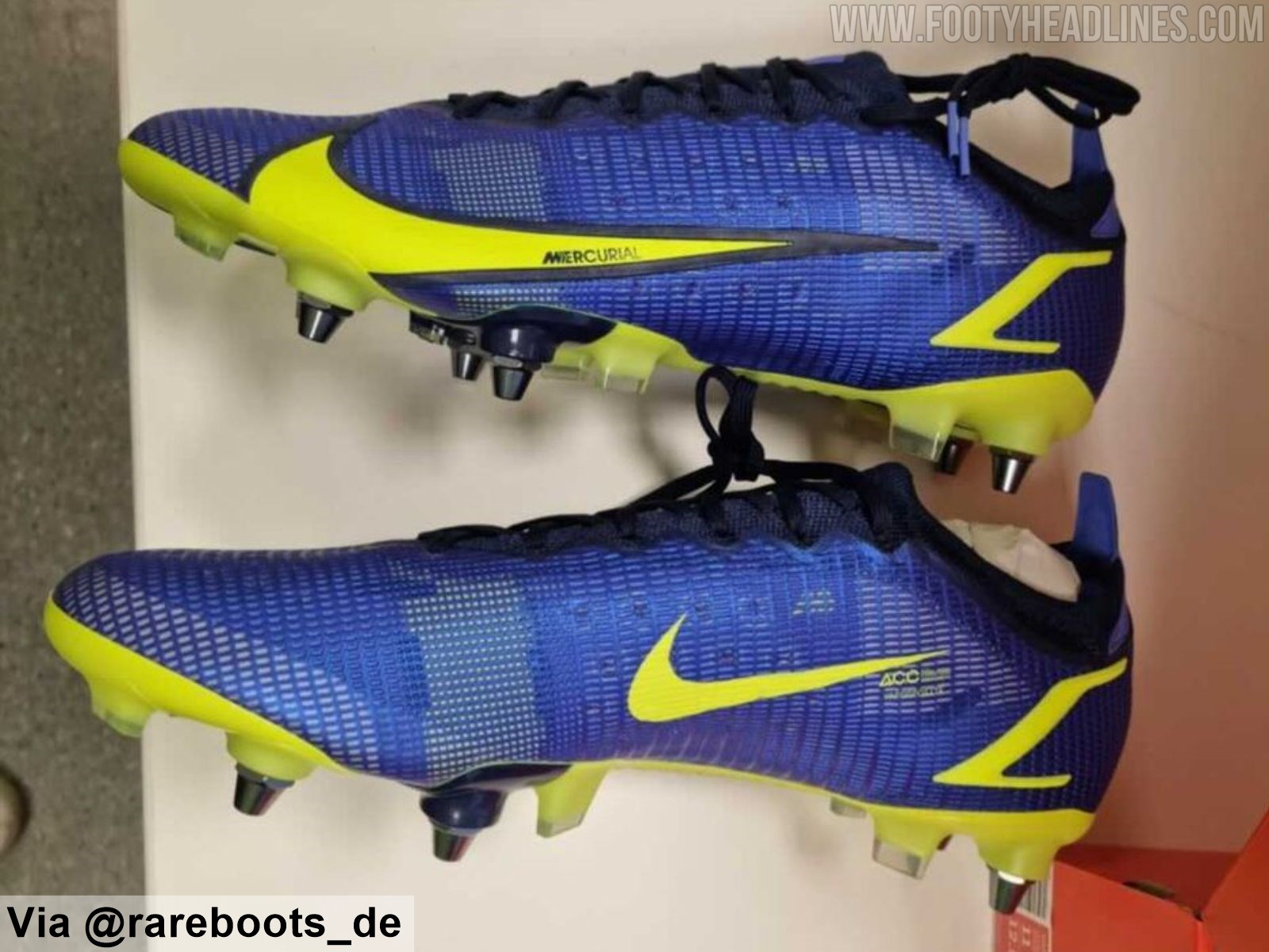 zonnebloem bestellen Reiziger Blue / Yellow Nike Mercurial 2021 Boots Leaked - Footy Headlines