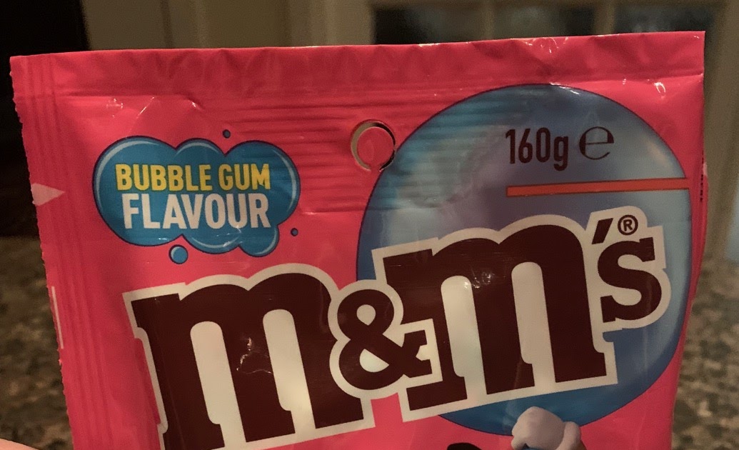 FOODSTUFF FINDS Bubble Gum Flavour Hubba Bubba M&Ms (GB Gifts) By Cinabar