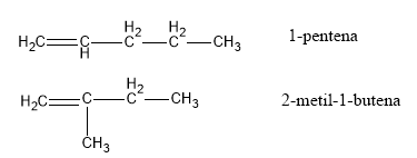 Selain dua senyawa di atas,masih ada lagi isomer rangka dari senyawa ...