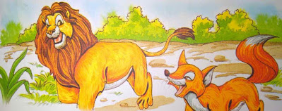 शेर और लोमड़ी Hindi Moral Stories For Class 5th
