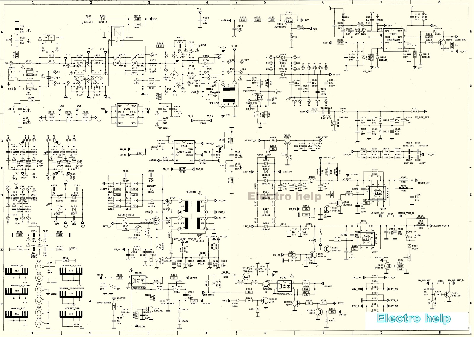 [DIAGRAM] Circuit Board Labeled Diagram Of A Toshiba Tv