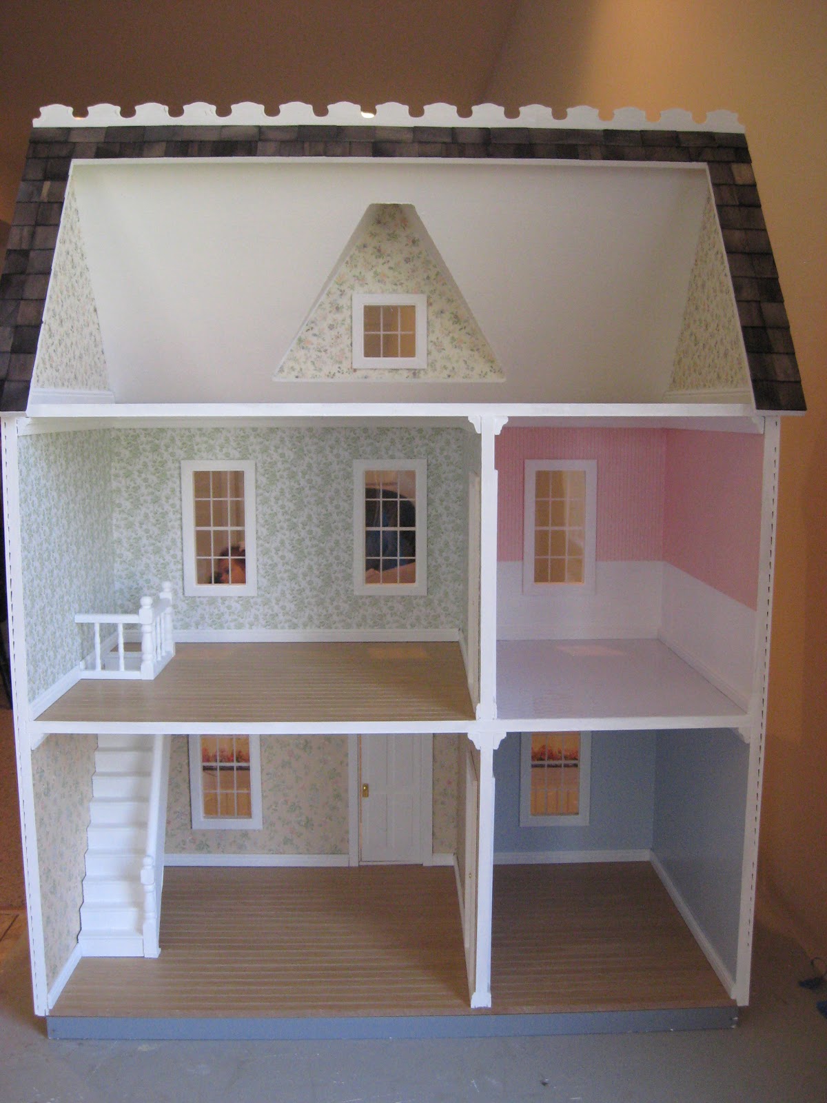 Little Darlings Dollhouses Building the Vermont Farmhouse Dollhouse