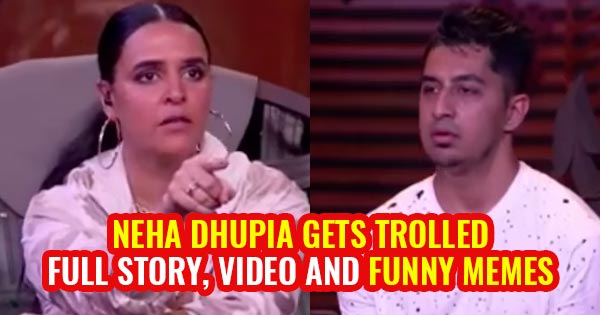 mtv roadies neha dhupia trolled for supporting cheating  funny memes