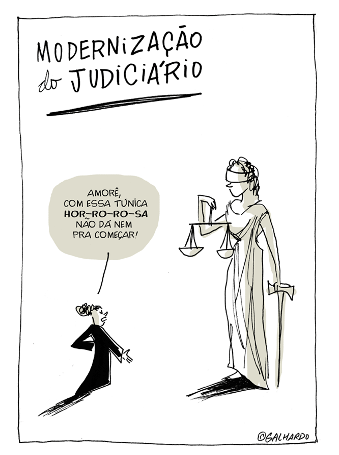 E Viva a Farofa! A Justiça cega E Viva a Farofa! A Justiça cega