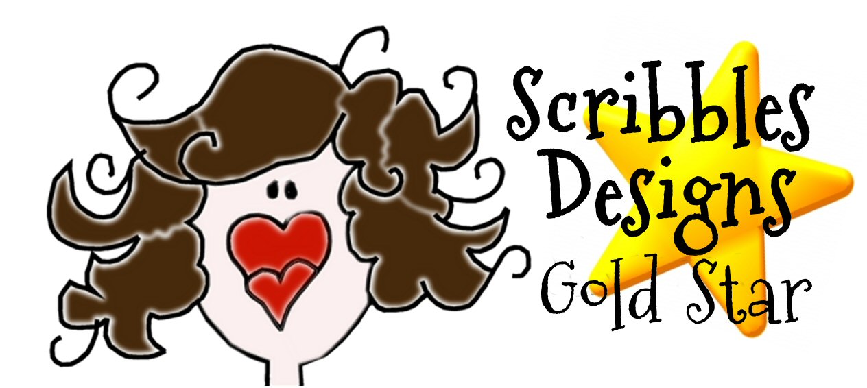 Scribbles Designs Gold Star