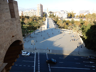 セラノスの塔(Porta de Serrans)から見下ろす風景