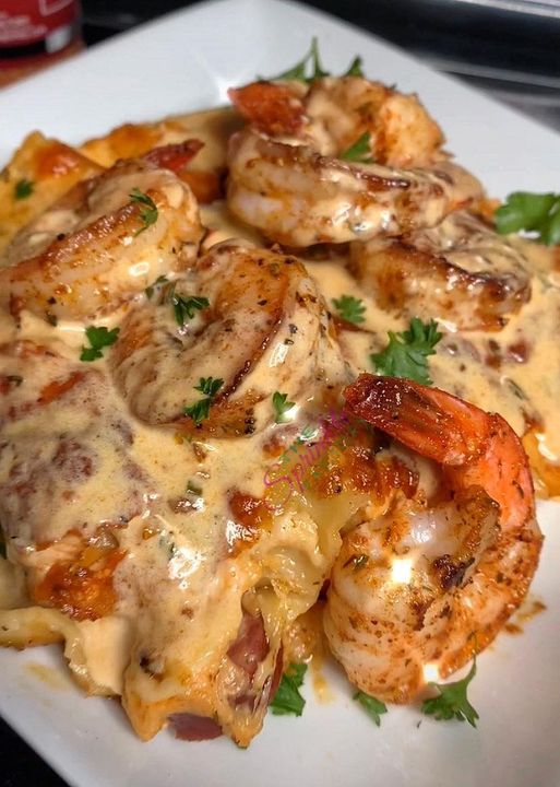 Cajun Chicken and Shrimp Lasagna