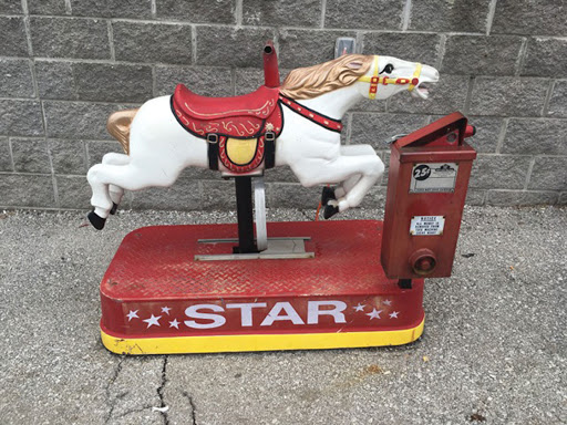 Sixgun Justice: QUARTER HORSES—COIN OPERATED MECHANICAL HORSE RIDES
