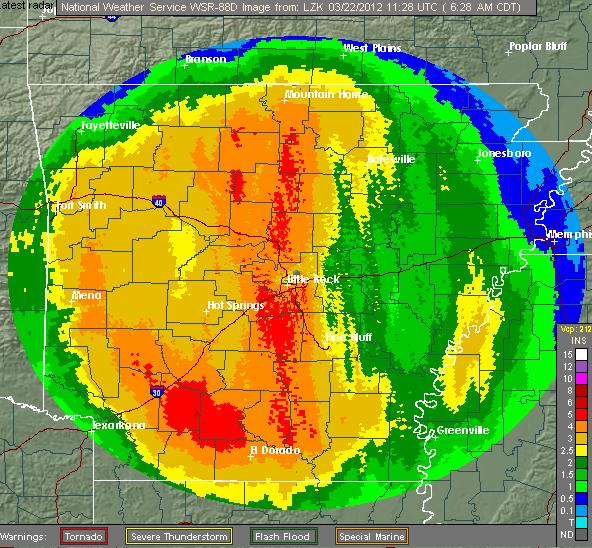 Arkansas Weather Blog Hail, Cold Air Funnels, Total Rain, and Record