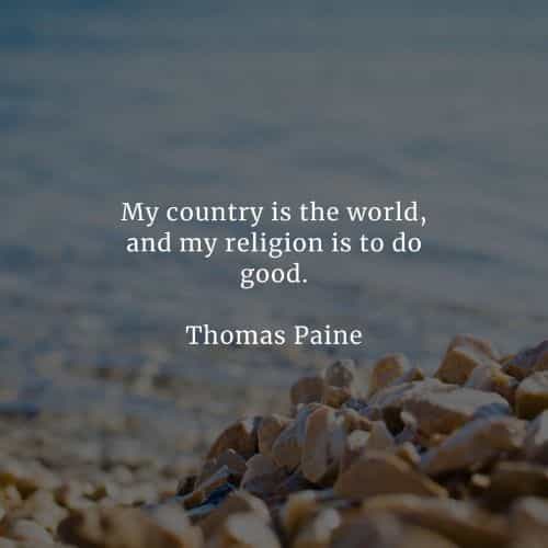 Famous quotes and sayings by Thomas Paine