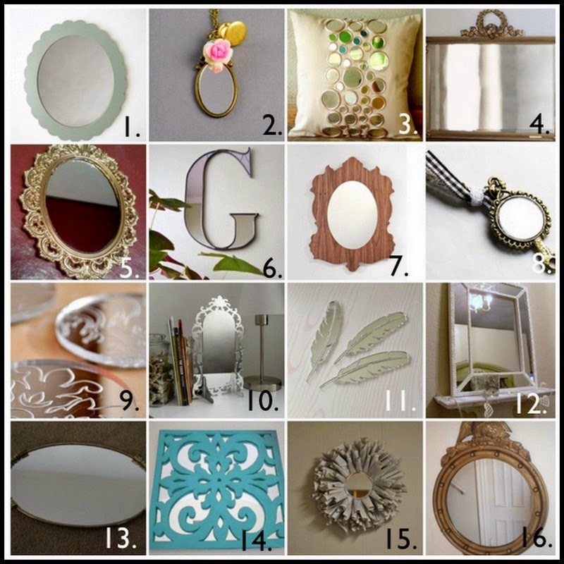 Dollar Store Crafter 16 Mirror Craft Ideas
