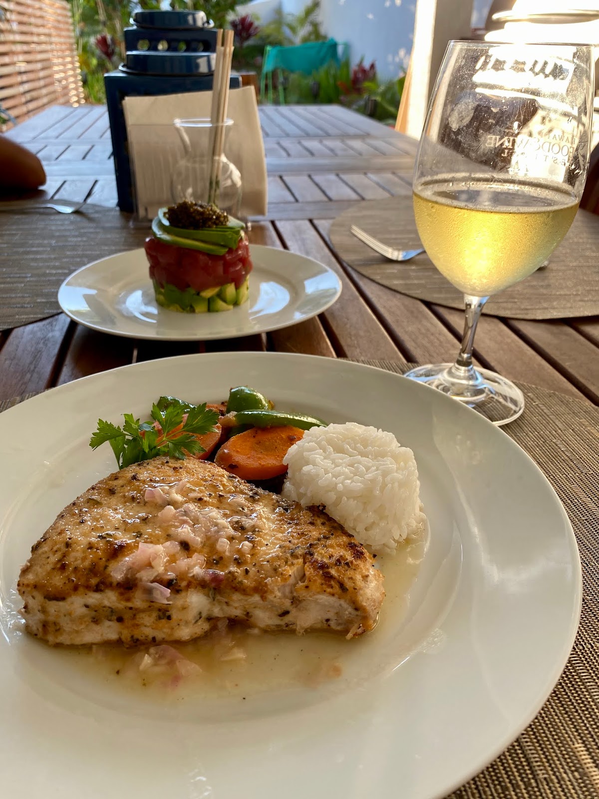 GREAT EATS HAWAII SHUTOME WITH WHITE WINE BUTTER SAUCE