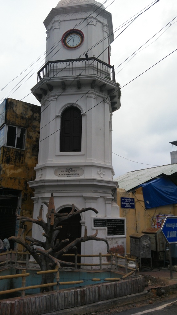 Pondicherry Tourism Chinna Manikoondu (Petite Tower Clock), Puducherry