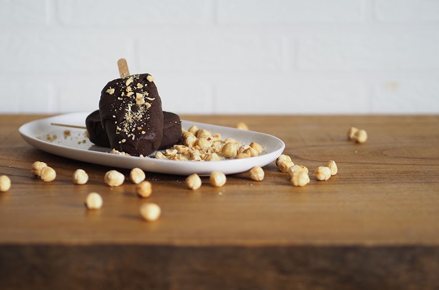 Helado saludable de plátano y mango _7