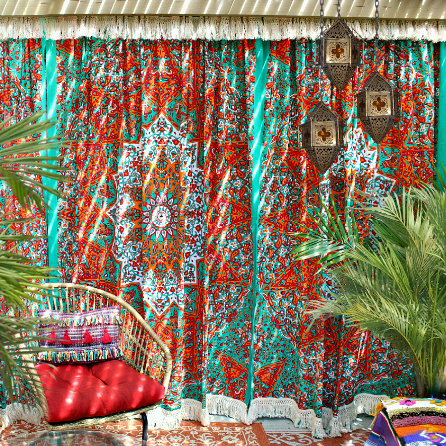 Mark Montano No Sew Boho Curtains Diy